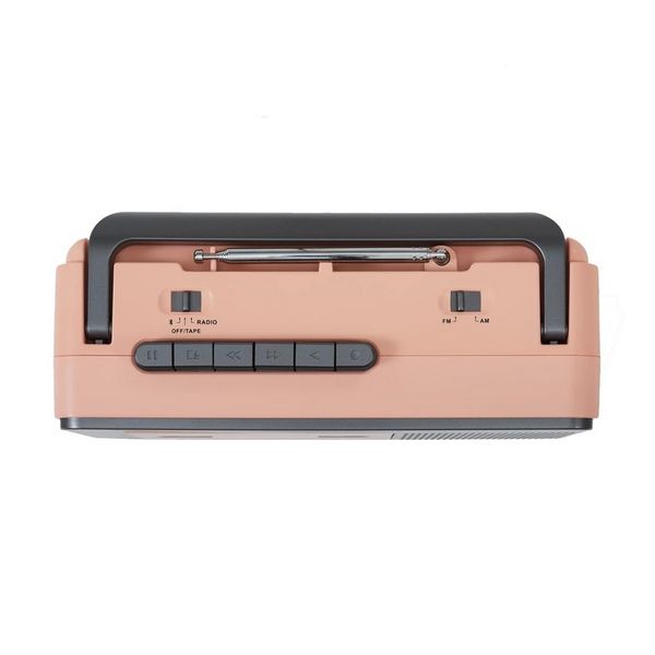 Ct102 Cassette Player Rose Gold/Grey UK Adapter