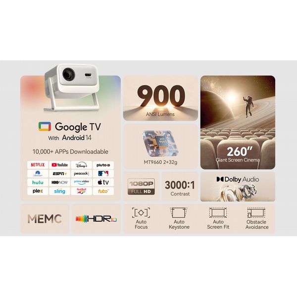 Wanbo Vali1 Pro Smart Projector