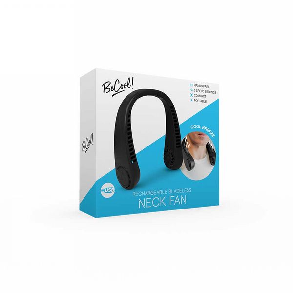 Bladeless Neck Fan Black