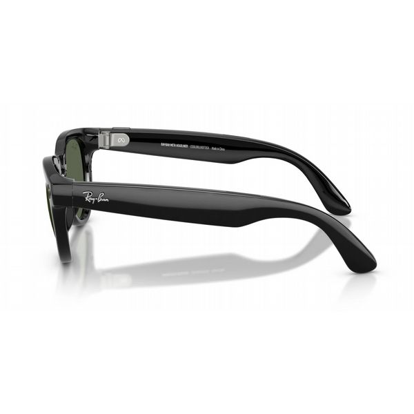 Rayban Meta Headliner Black Frame With G15 Green Lens