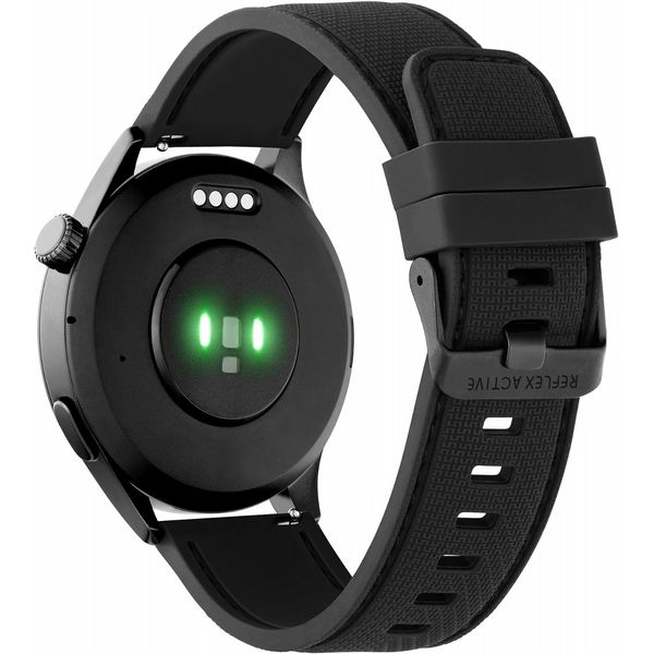 Reflex Active Series 45 Amoled Gps Smart Calling - Black Strap