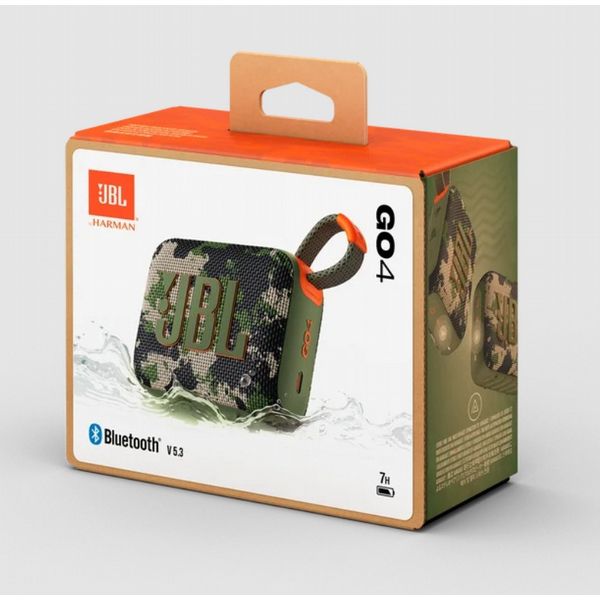 JBL Go 4 Portable Speaker, Squad