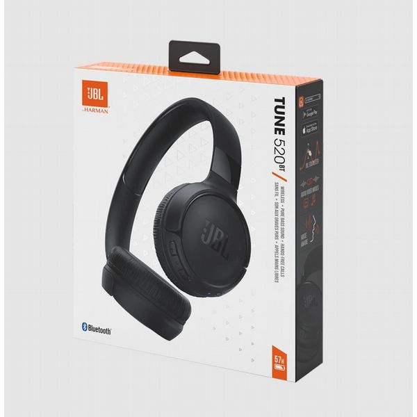 JBL Tune 520BT - Wireless On ear headphones Black