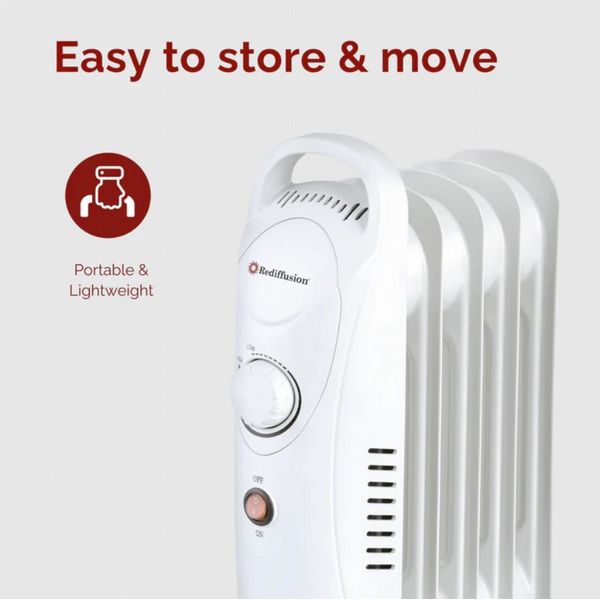 Rediffusion 650W Oil Filled Radiator
