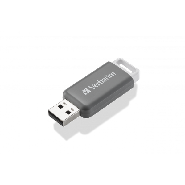 Verbatim Databar USB Drive USB 2.0 128GB Grey 49456