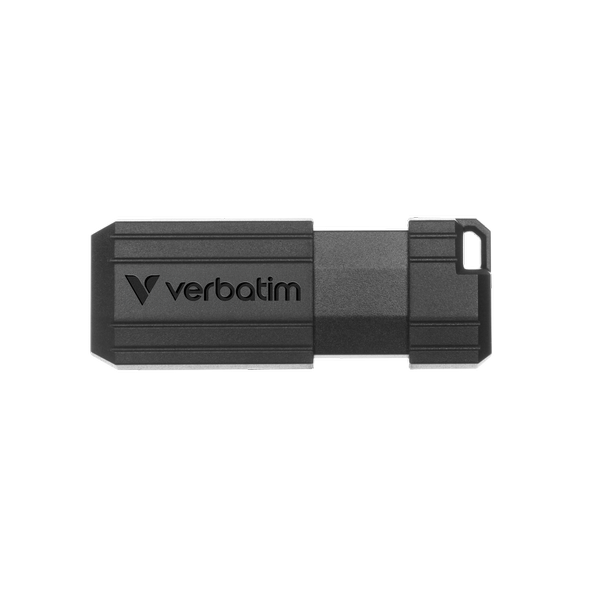 Verbatim 32GB Black Pinstripe USB Drive 49064