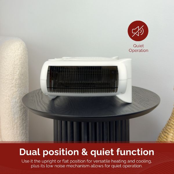 Rediffusion Portable Dual Position Fan Heater