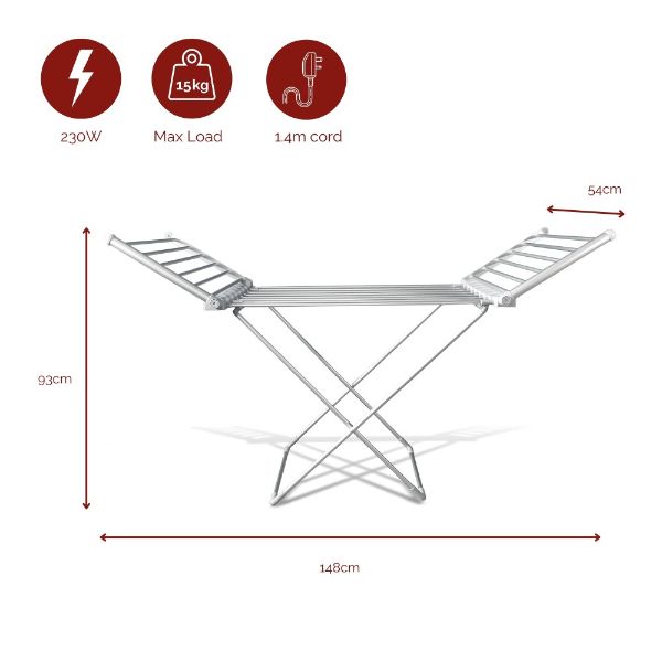 Rediffusion Heated Winged Airer