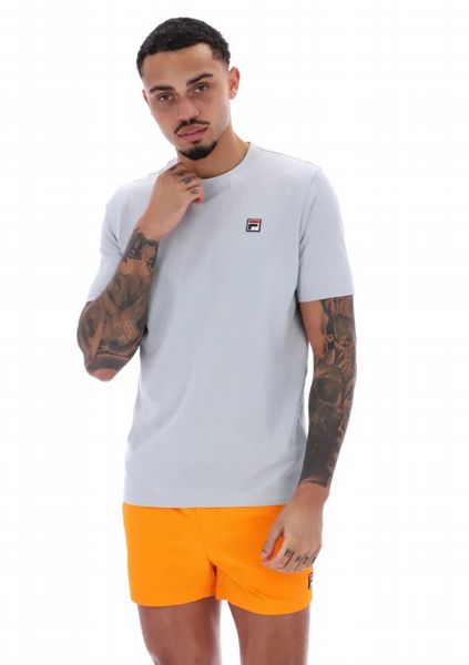 FILA MENS  SUNNY 2 ESSENTIAL TEE WITH NARROW COLLAR RIB-HIGH RISE