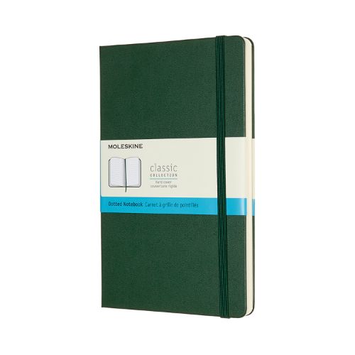 Moleskine Large Dotted Hard Covercover Notebook: Myrtle Green