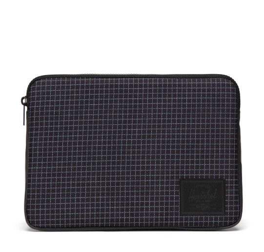 Herschel Anchor 14 Inch Sleeve Grid Black/Black