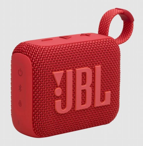 JBL Go 4 Portable Speaker, Red