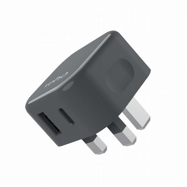 Veho Dual Usb Fast Charge Plug
