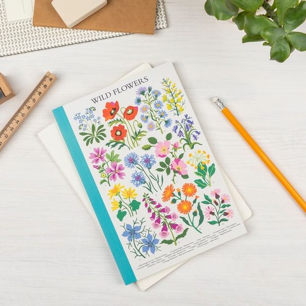 A5 notebook - Wild Flowers