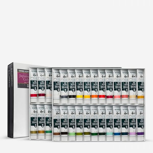Turner : Acrylic Gouache Paint : Set of 45x20ml : Japanesque Colours