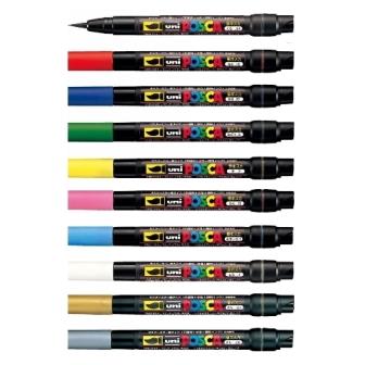 Uni: Posca Marker: PCF-350: Brush Tip