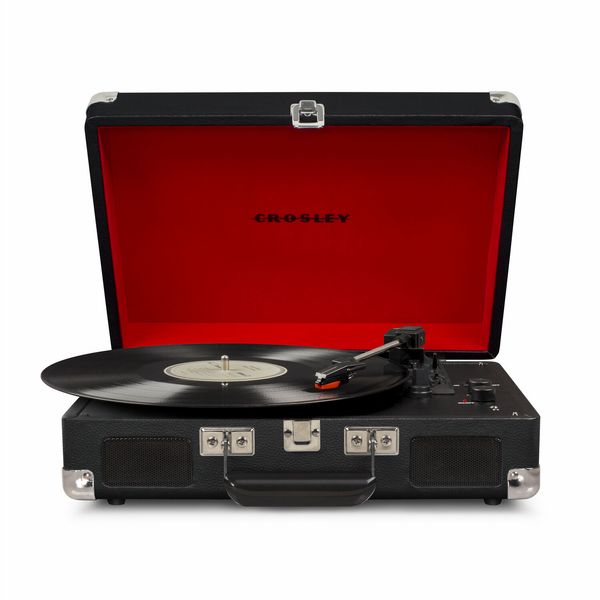 Crosley Cruiser Plus Deluxe Portable Turntable Black