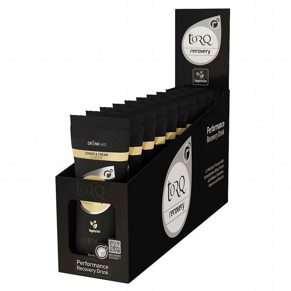 TORQ Recovery Drink Sachet 50g (Box of 10) Cookies and Cream