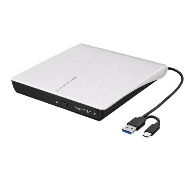 Entity Era Single Slim White DVD Re-Writer